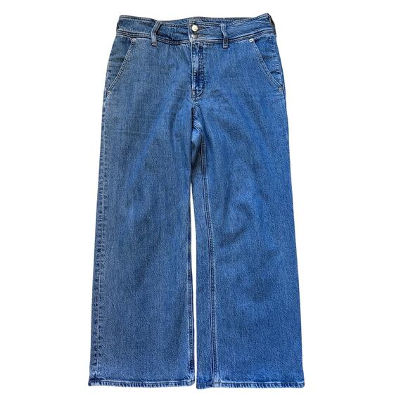 J. Crew Denim - J Crew Slim-Wide Jean With Stacked Buttons Size 30 Ankle High-rise